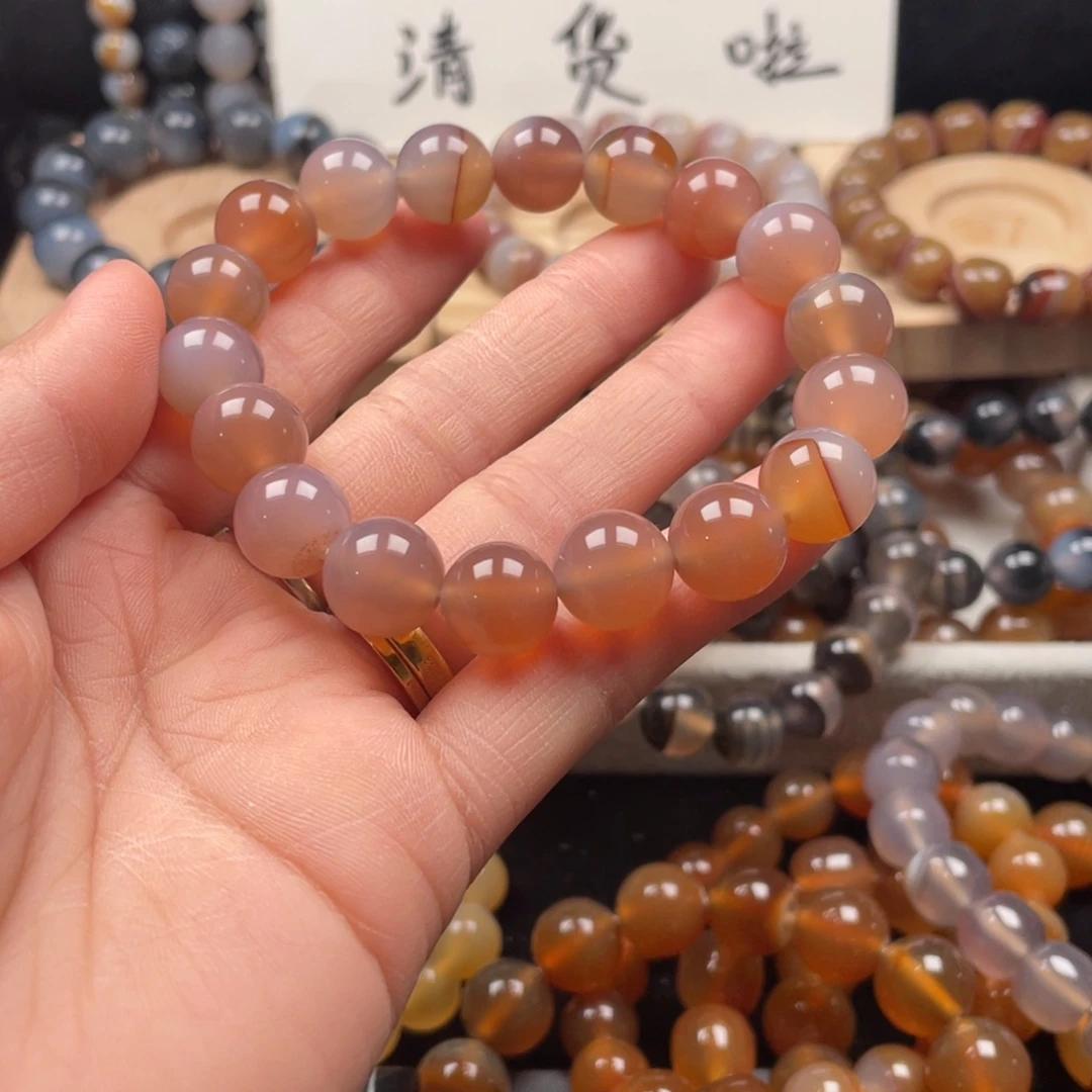 玛瑙/玉髓未镶嵌手链