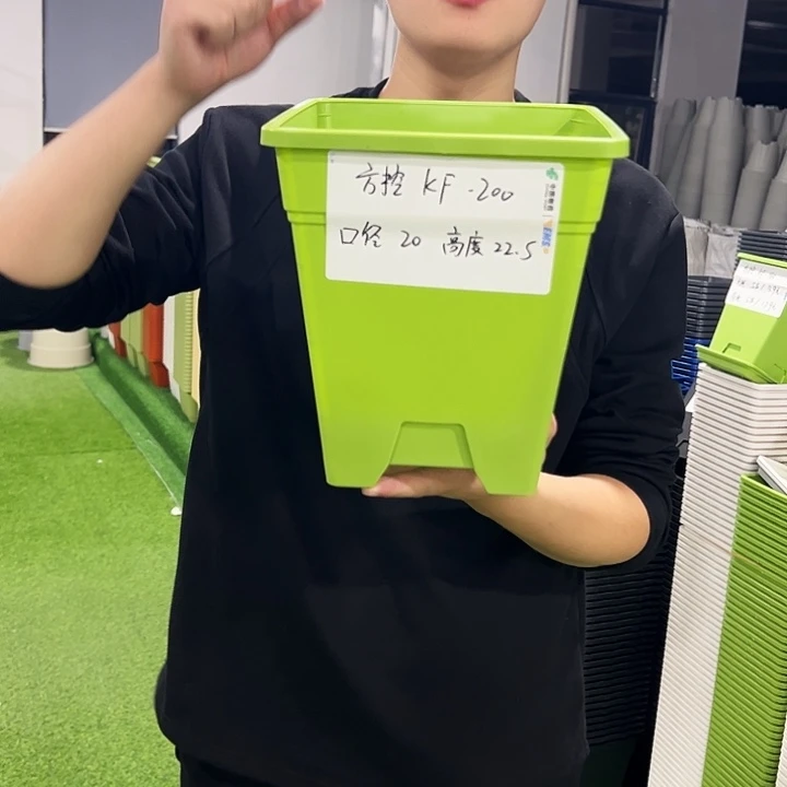 正品方盆口20高22白色6只无托