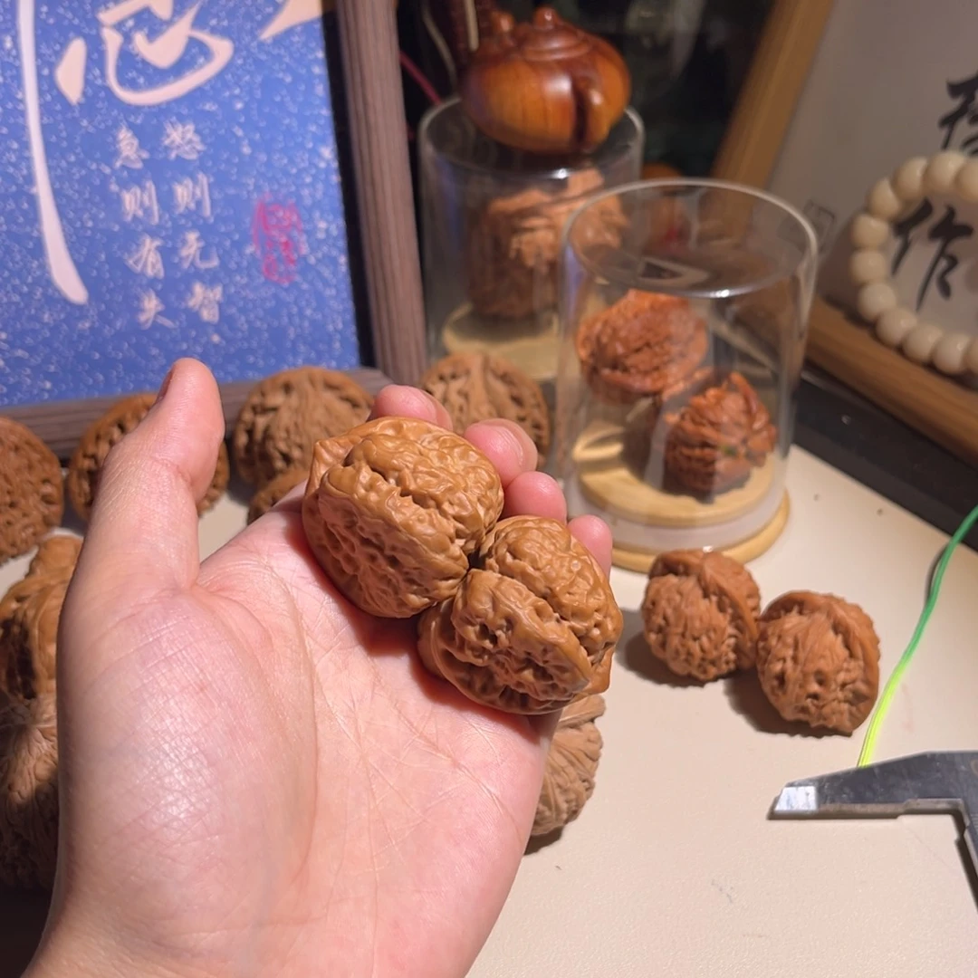 把件文玩核桃35三角蛙