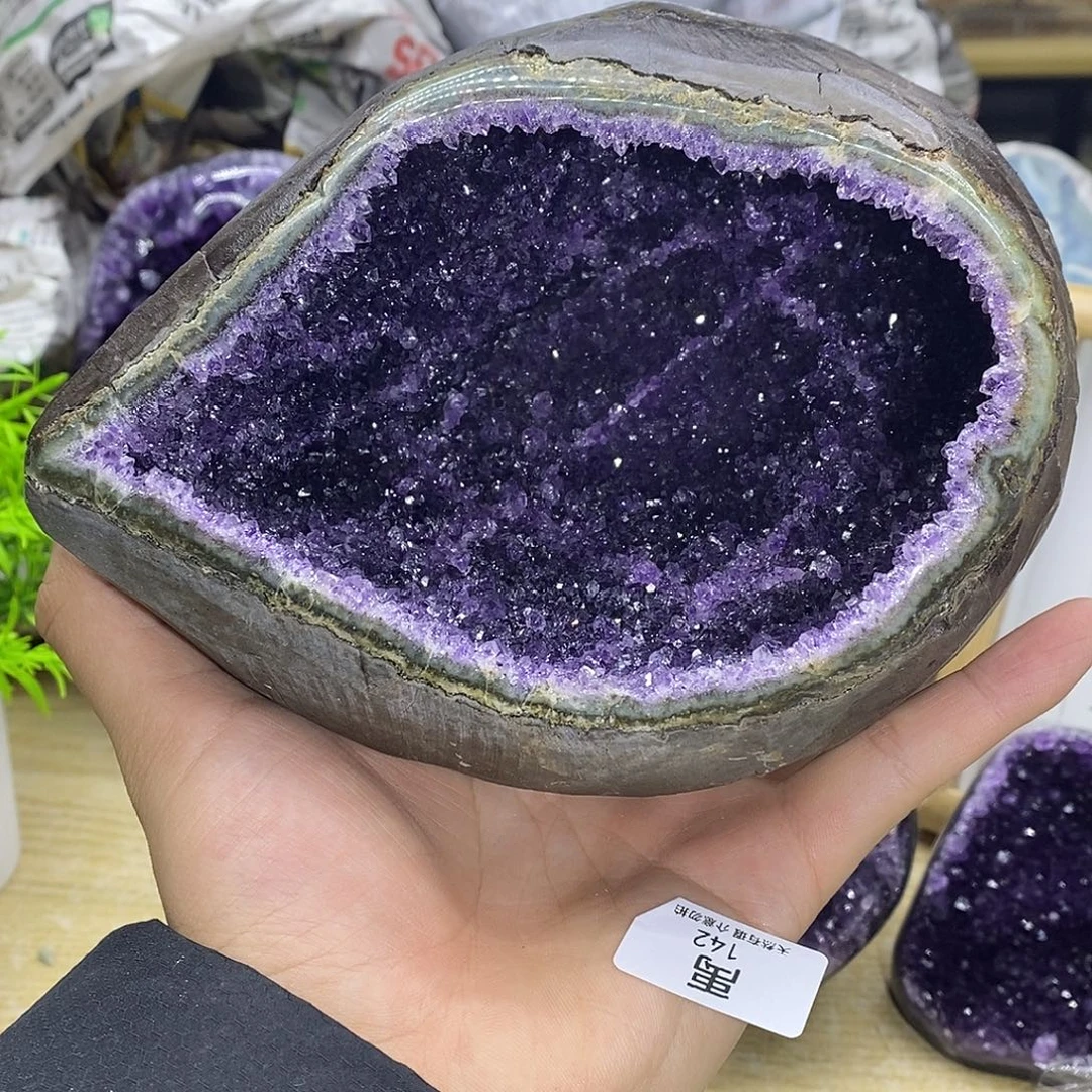 珠宝半成品紫晶未镶嵌