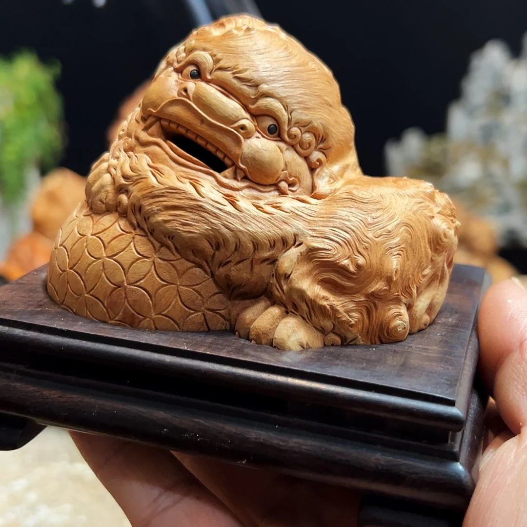 荔枝木?****·狻猊熏香成品香炉