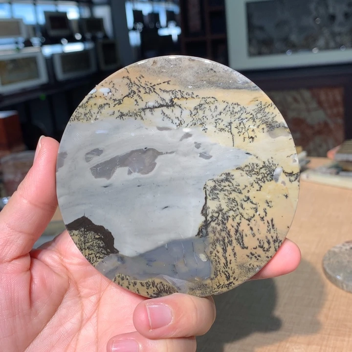 ，广西国画石摆件，收藏观赏