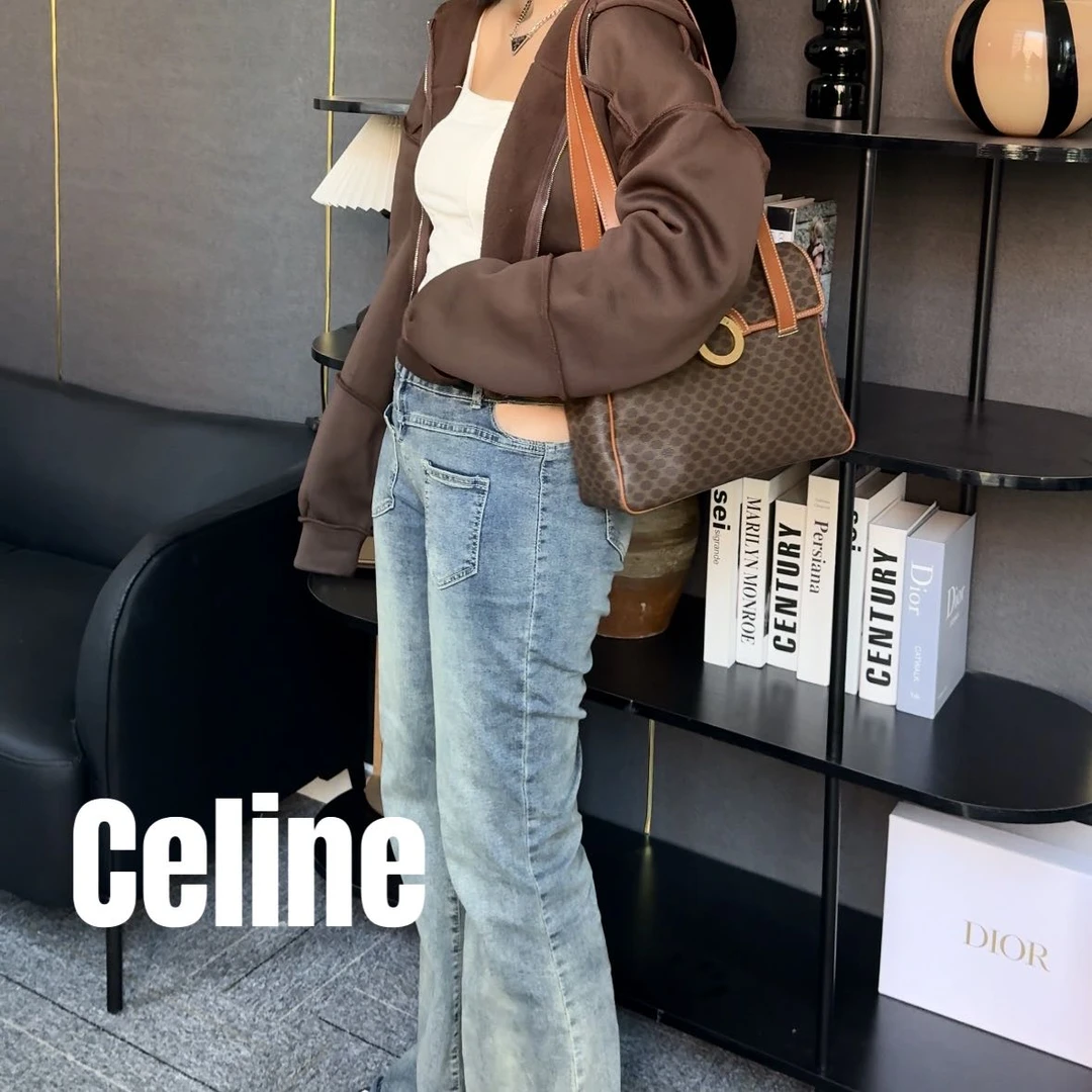 修复品619093/Celine /思琳甜甜圈翻盖腋下包