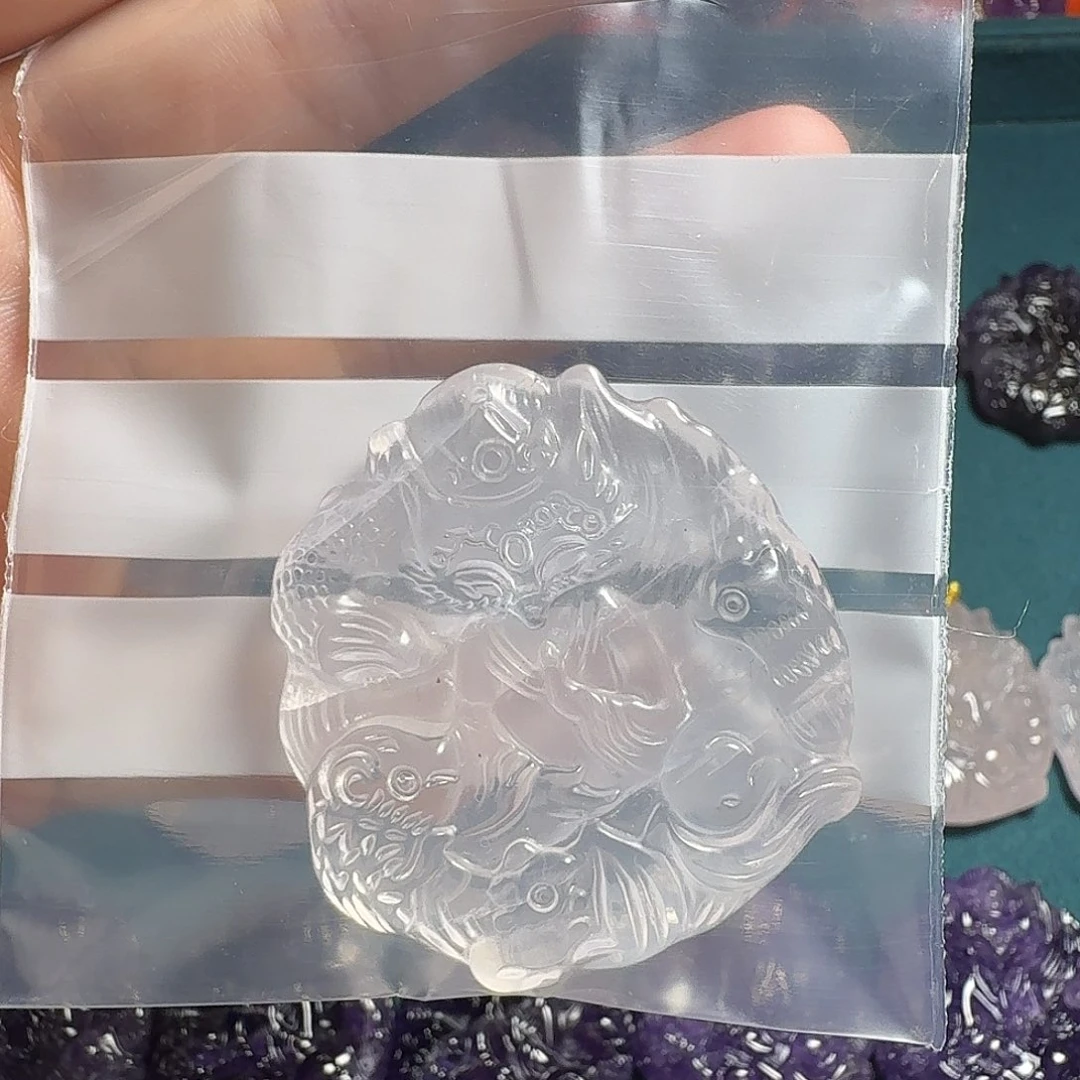 未镶嵌珠宝半成品水晶万***?粉晶