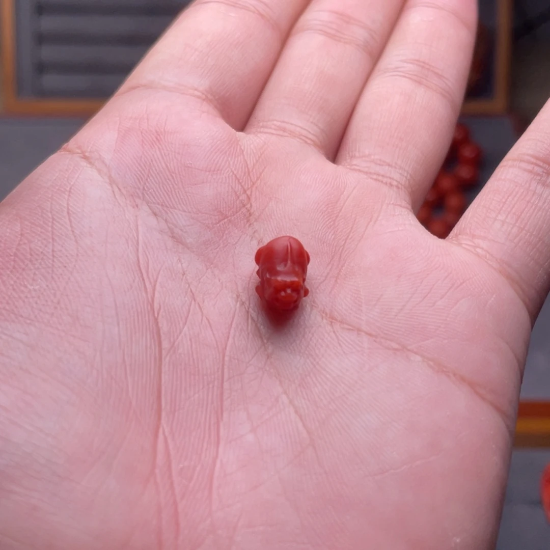 南红玛瑙未镶嵌配饰卡8mm