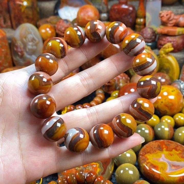 玛瑙/玉髓手链未镶嵌