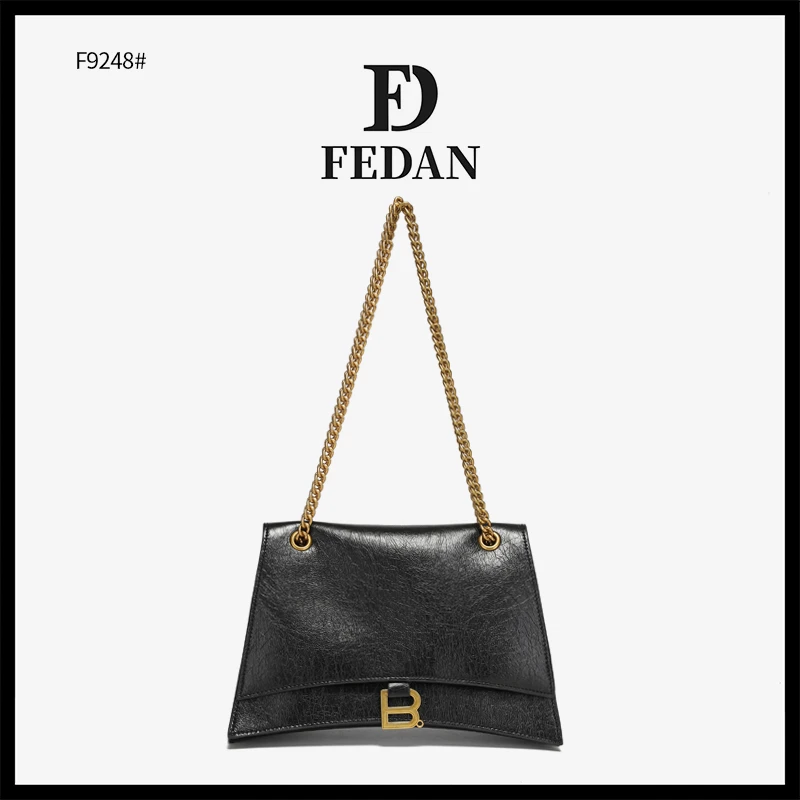 FEDAN芬丹百搭时尚高级气质定制单肩包F9248黑色