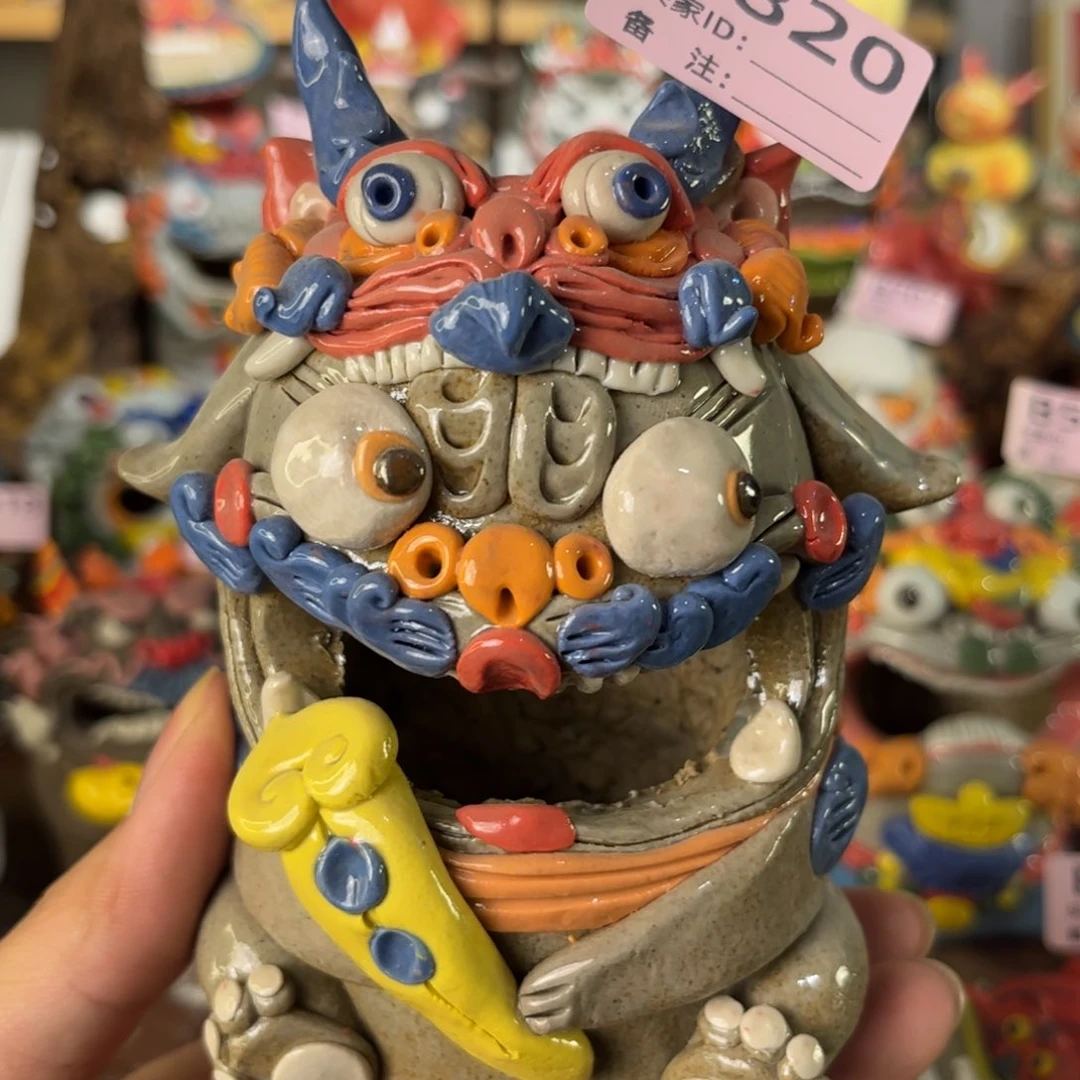 泥塑纯手工茶宠摆件