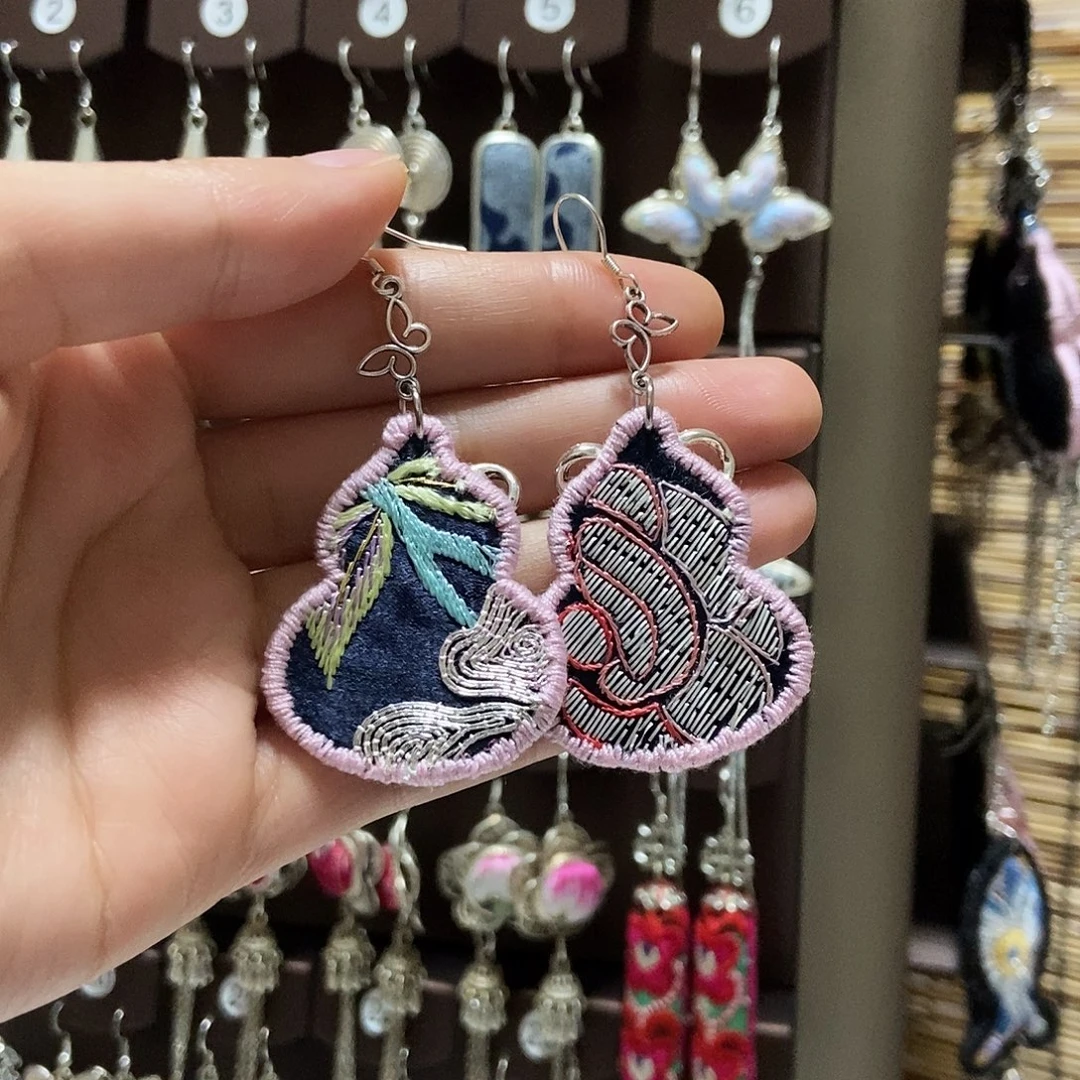 织绣耳环耳环耳环