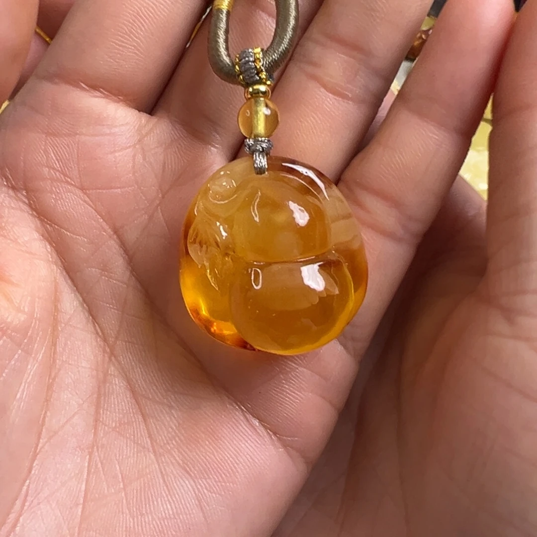 蜜蜡未镶嵌裸石琥珀