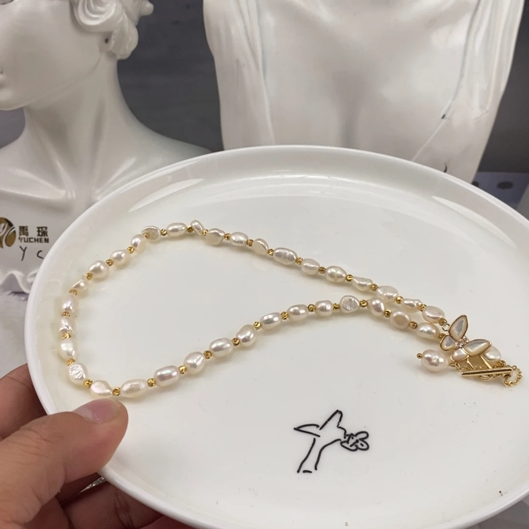 淡水珍珠颈饰未镶嵌꧁**꧂