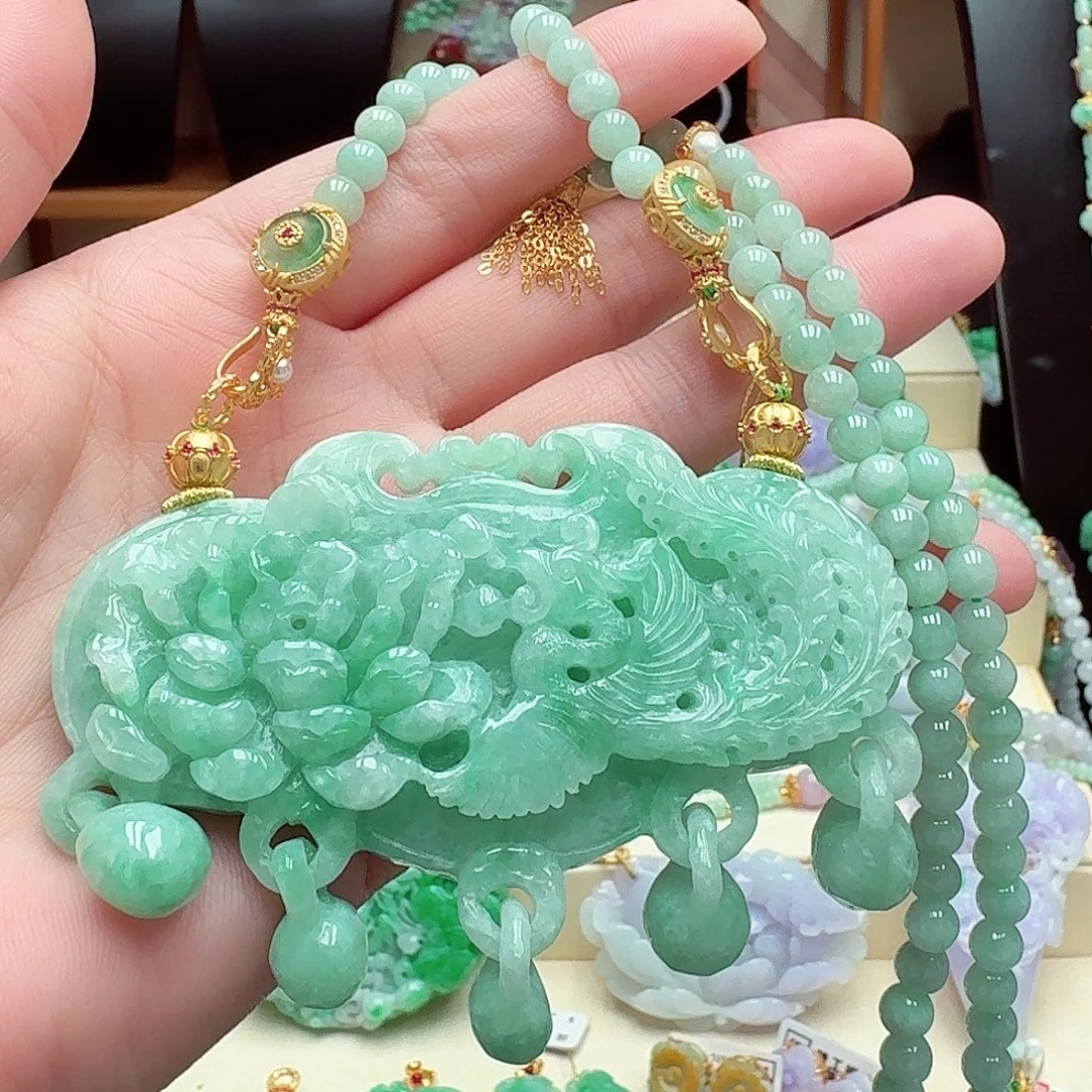颈饰未镶嵌翡翠翡翠吊坠