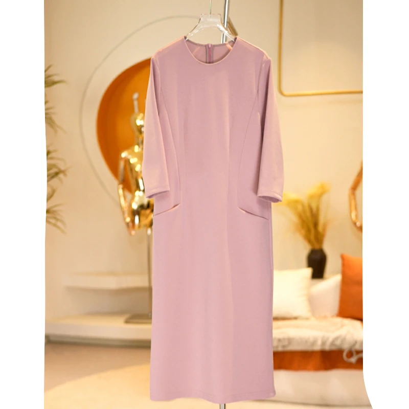 【轩】-2025新款爆款春夏时尚百搭中长裙气质连衣裙G1CJ91G1879