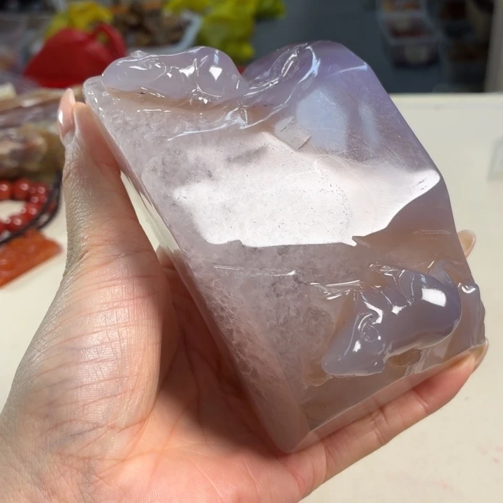 玛瑙/玉髓未镶嵌吊坠(不含链)