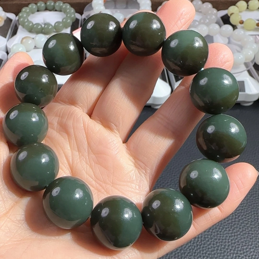 和田玉手串未镶嵌