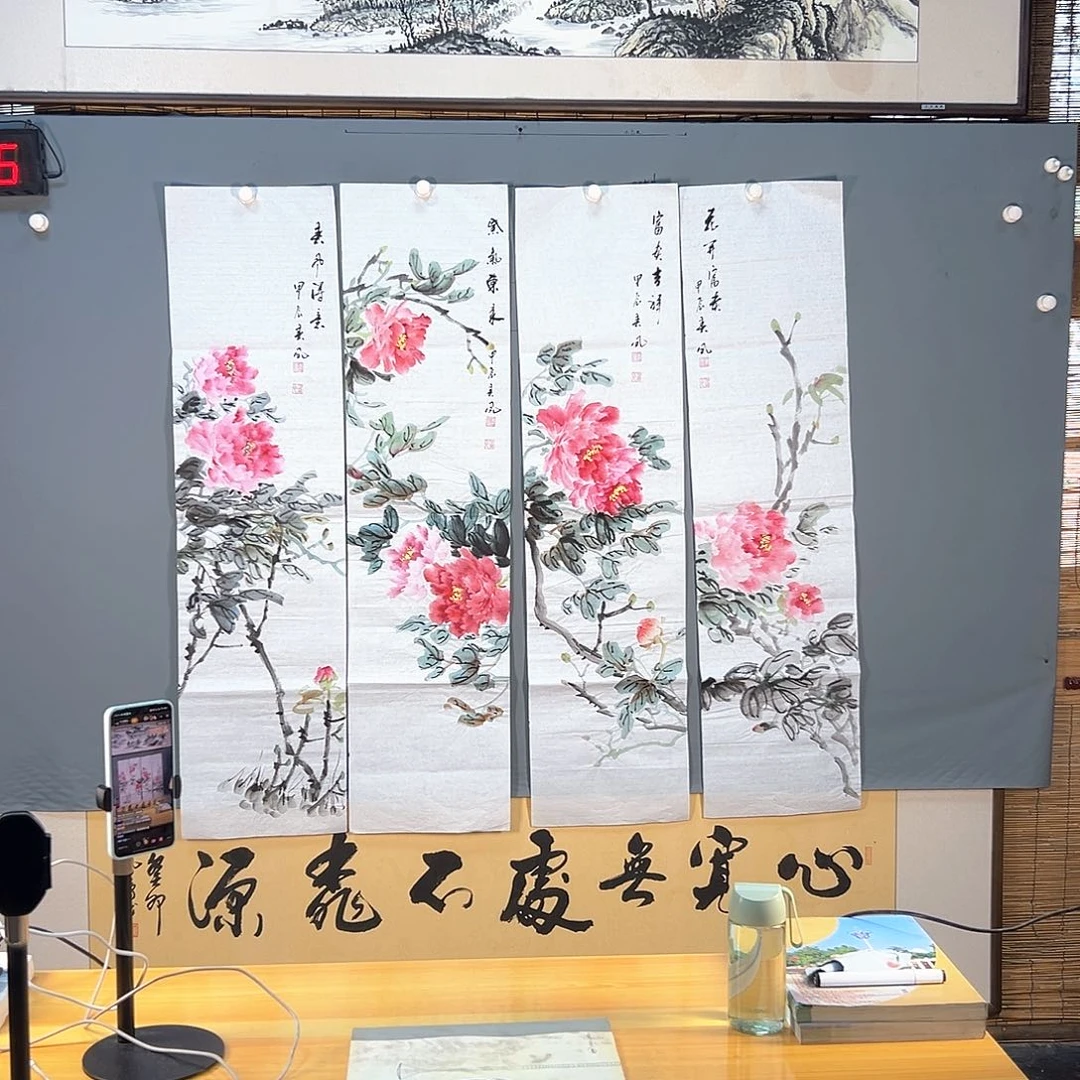 国画586 花鸟和蝴蝶在这里