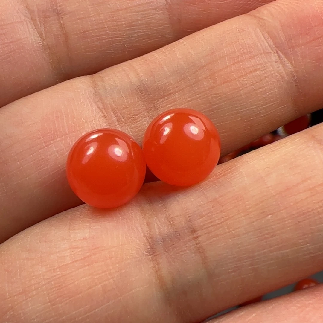 南红玛瑙珠子未镶嵌