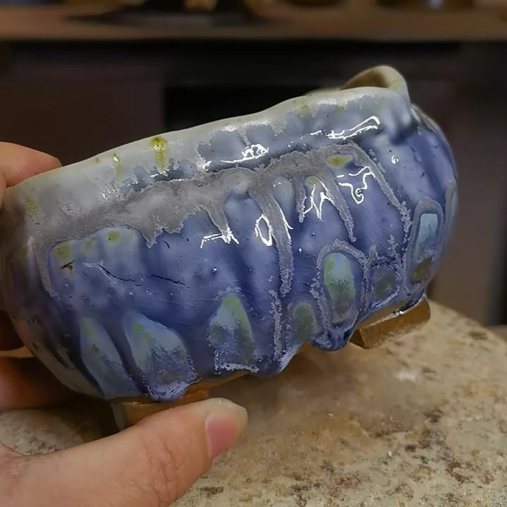 盘手工高温原矿窑变