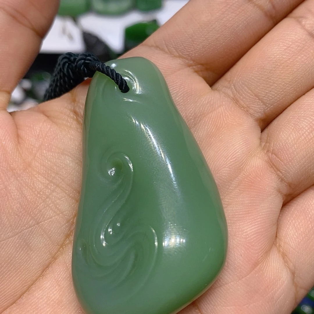 和田玉（碧玉）未镶嵌颈饰