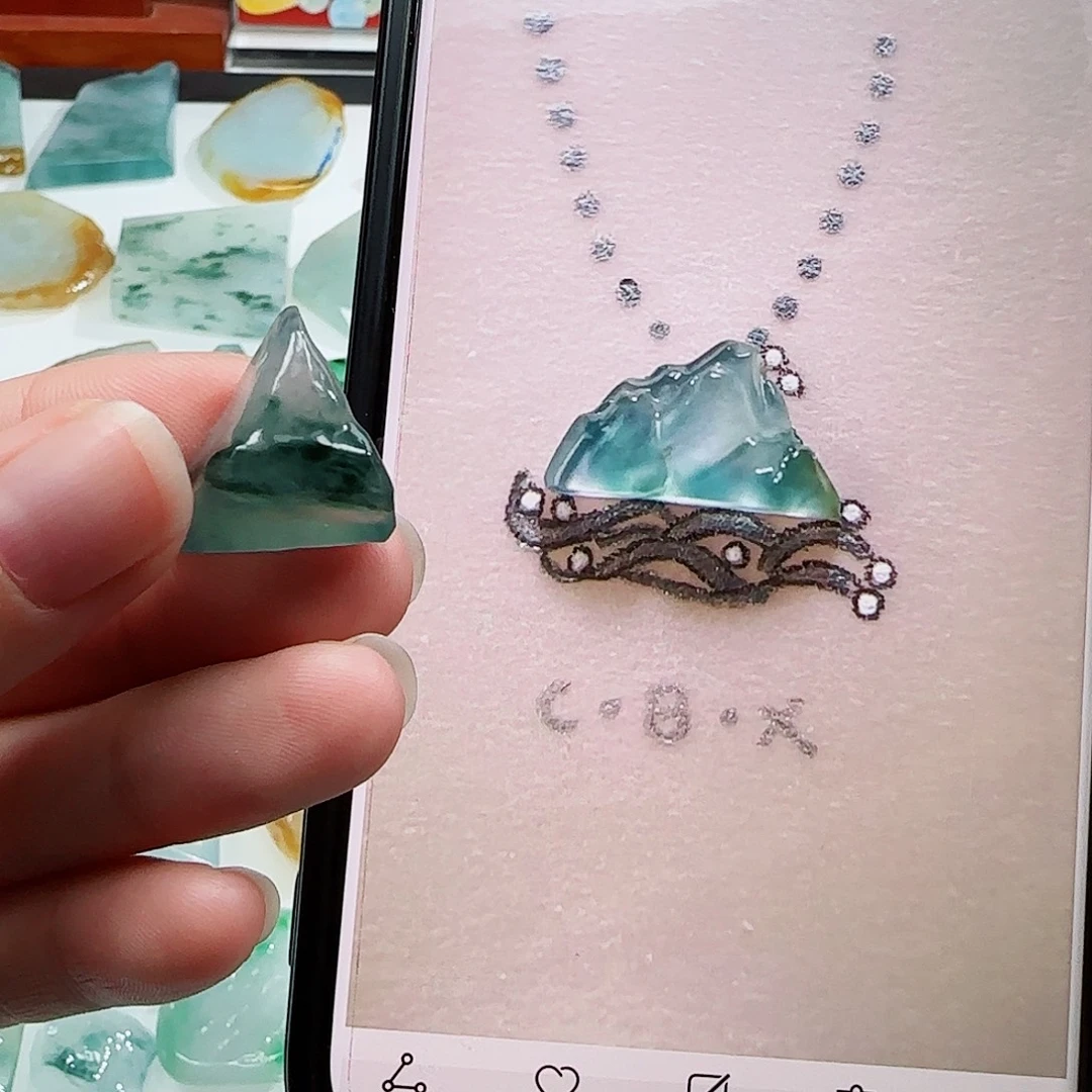 定制翡翠未镶嵌翡翠定制