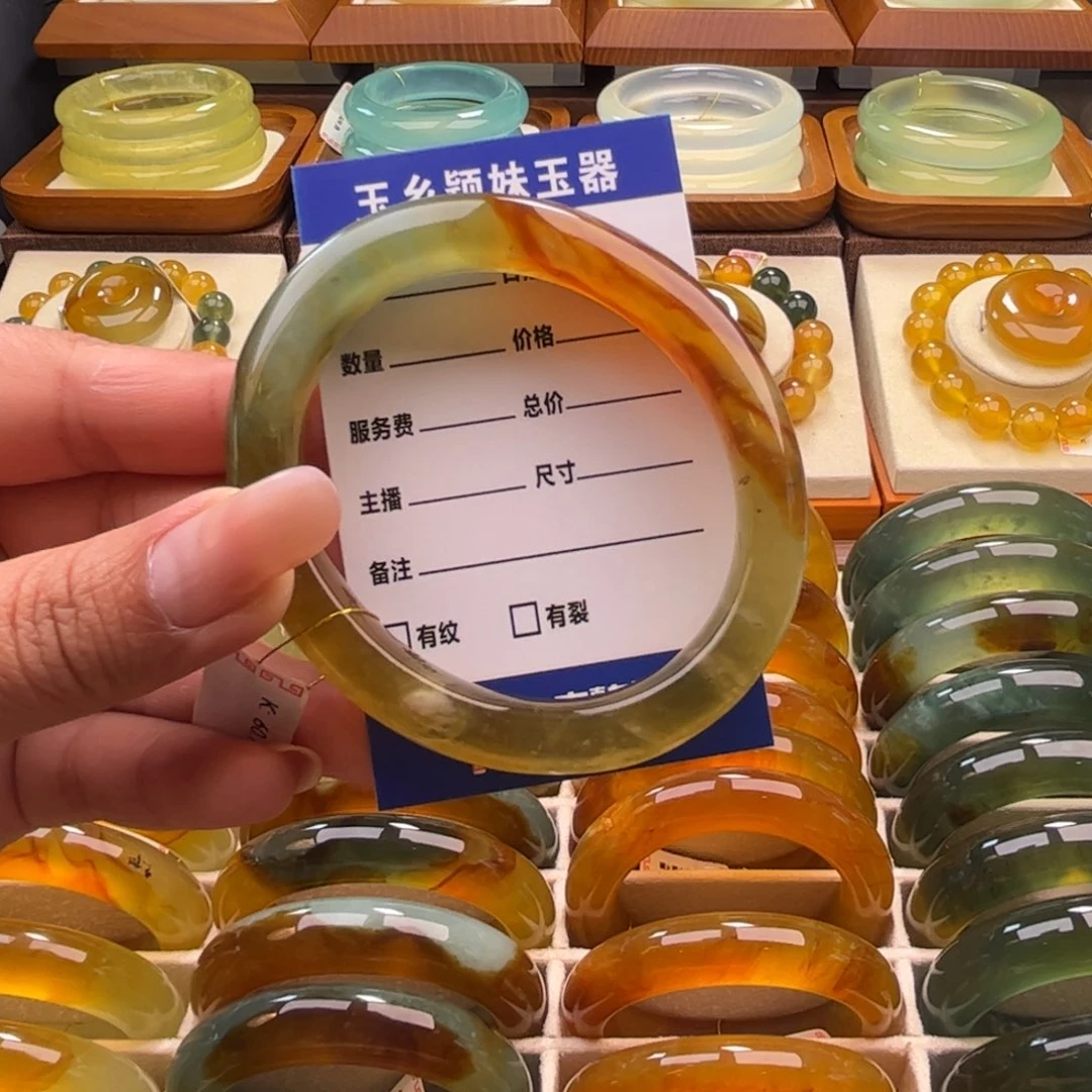 ****❀未镶嵌蛇纹石玉手镯