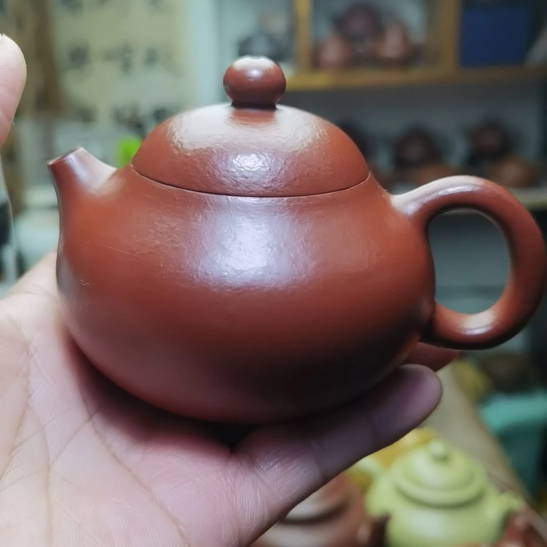 咖***羊茶壶紫砂原矿朱泥30目，文旦壶，容量160毫升