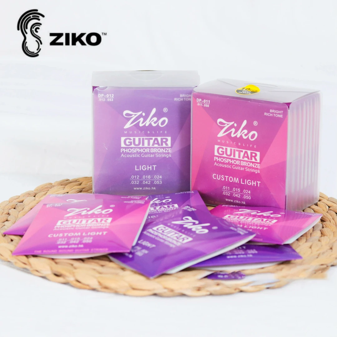 【元乐精选】ZIKO立欧民谣木吉他DP磷铜琴弦 十套