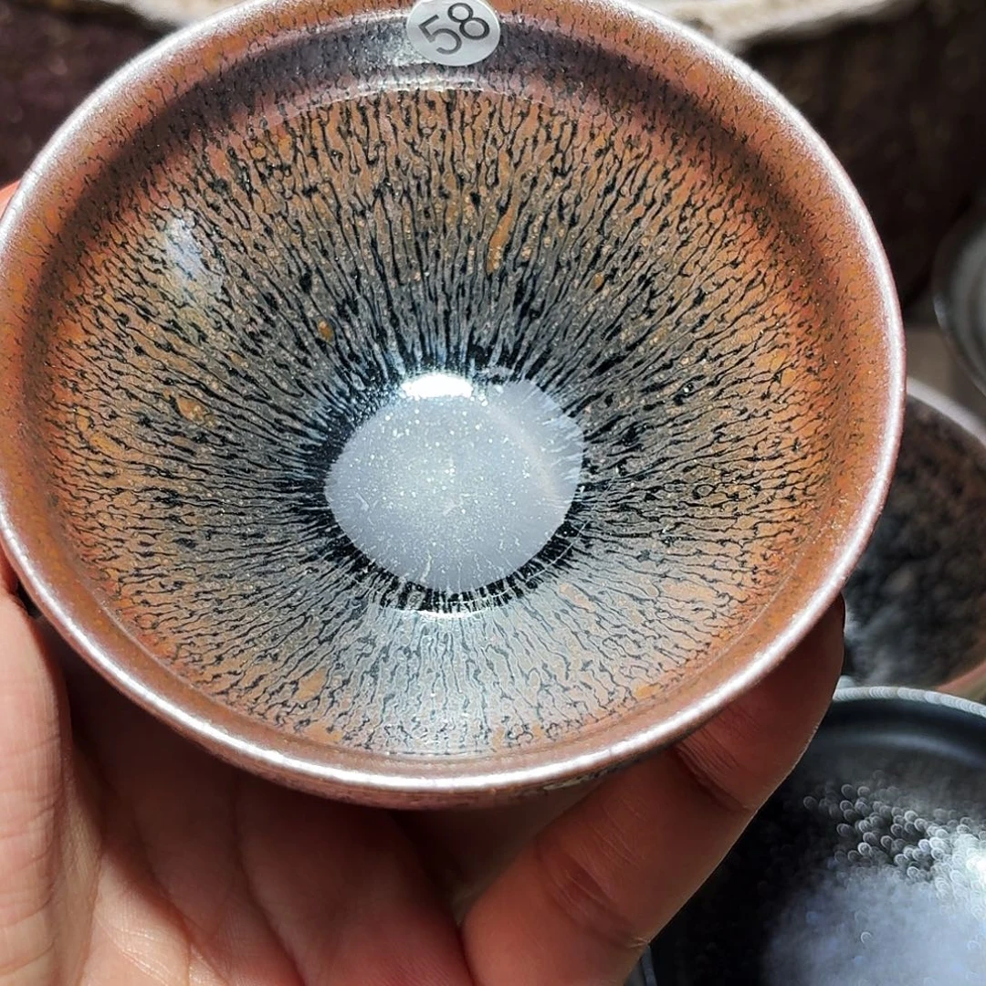 茶盏义兴龙窑建盏58微瑕