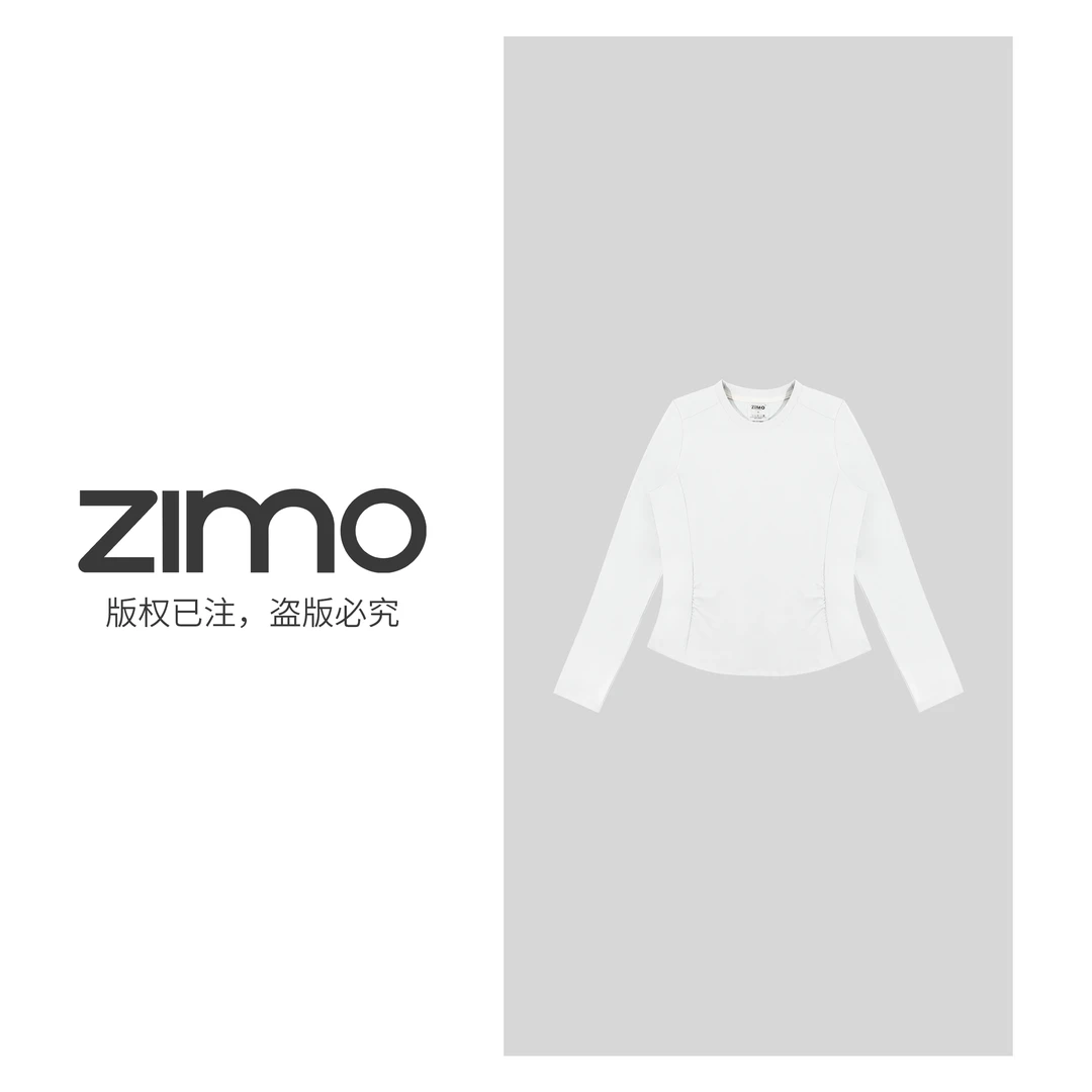 女士长袖112白蛋白-zimo-瑜伽健身瑜伽服健服YFCX112