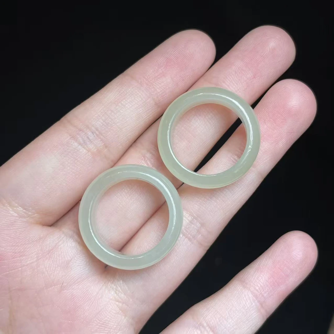 【玉总珠宝】和田玉戒圈 多样性发一 CAN1420502