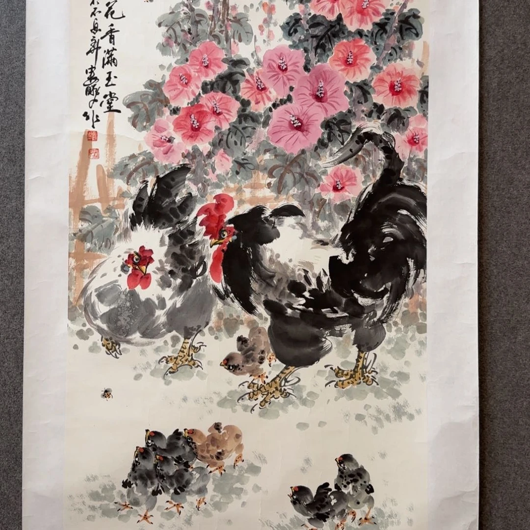 国画娄鹏老师手绘作品
