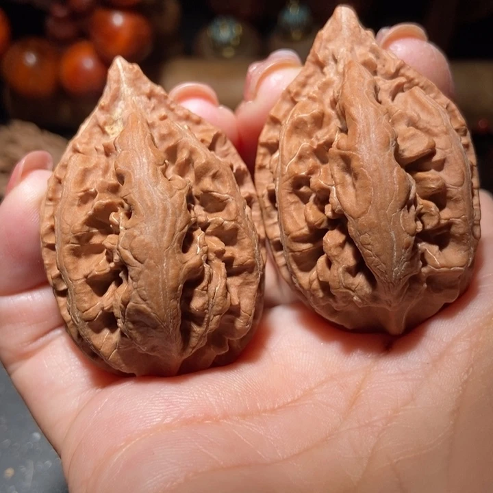 把件文玩核桃东北楸子小雪201