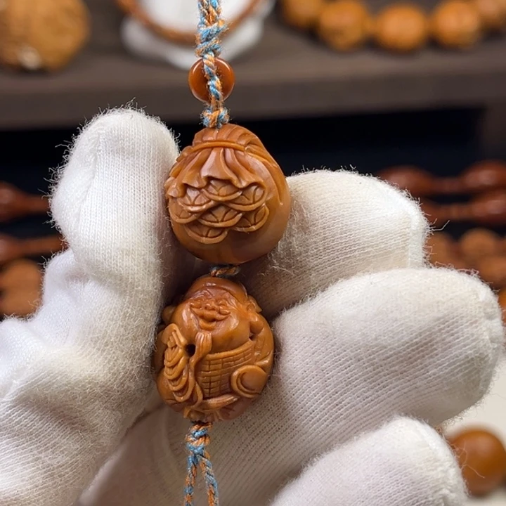 橄榄核手串小返油小财神不退换