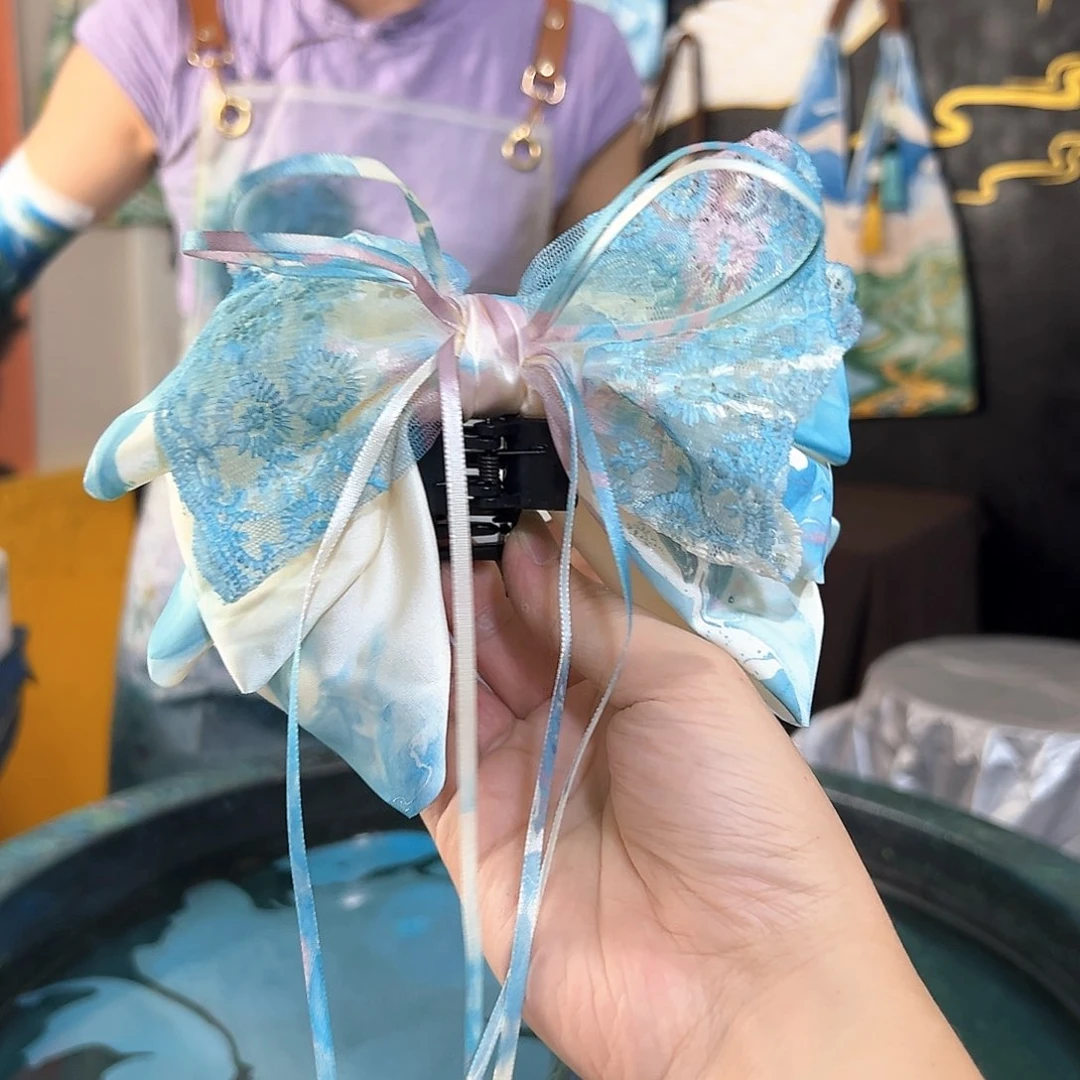 506蕾丝抓夹手作