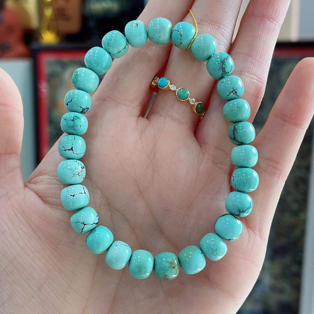 绿松石未镶嵌颈饰