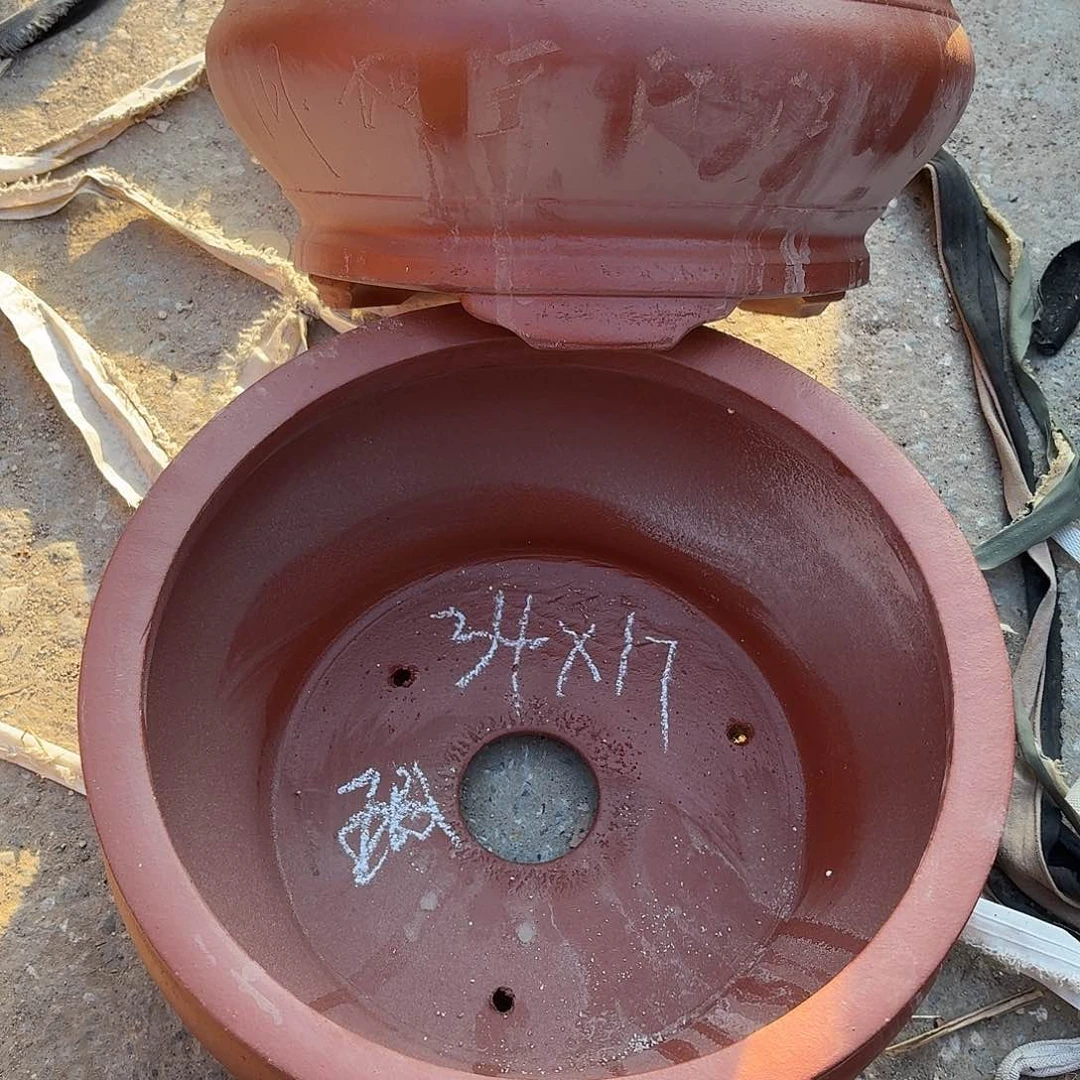 宜兴紫砂花盆，现货发