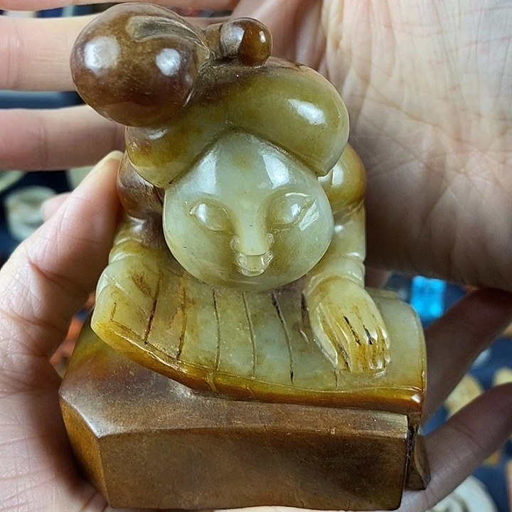 好***荐和田玉（糖玉）未镶嵌挂件