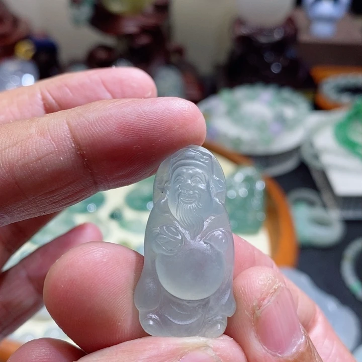 未镶嵌定制翡翠翡翠财神