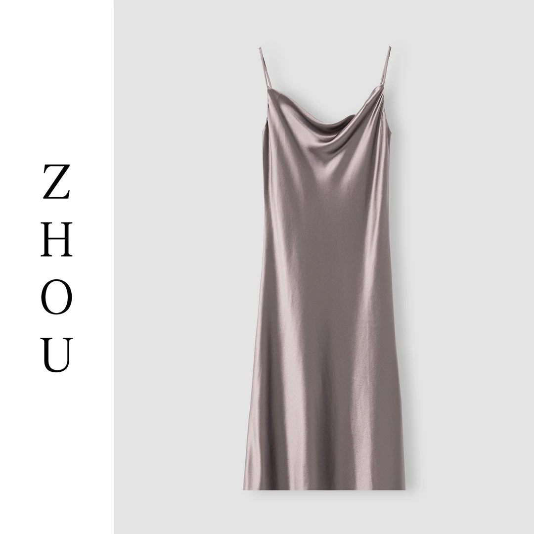 （周哥甄选）灰色连衣裙-24141