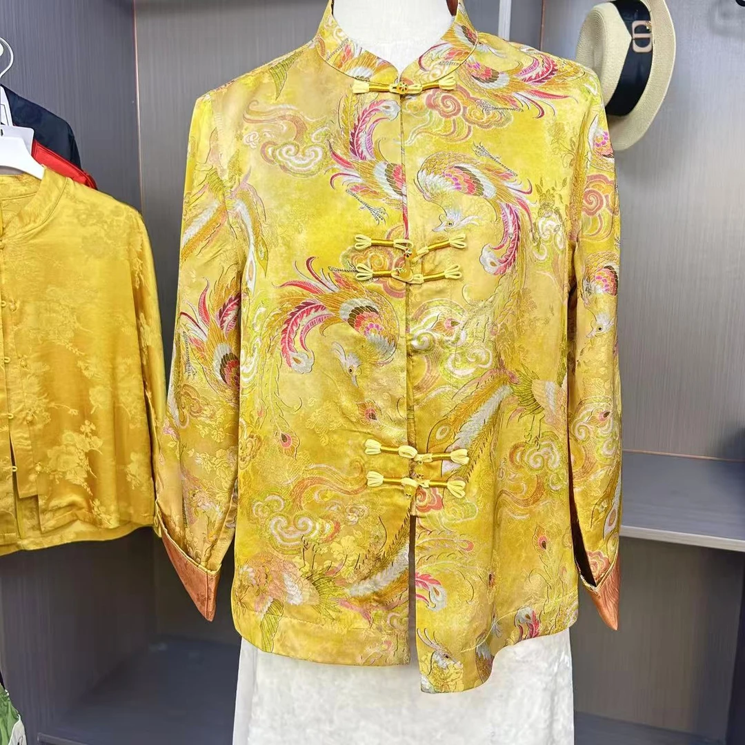 108【柜柜货】新中式国风高级立领设计上衣