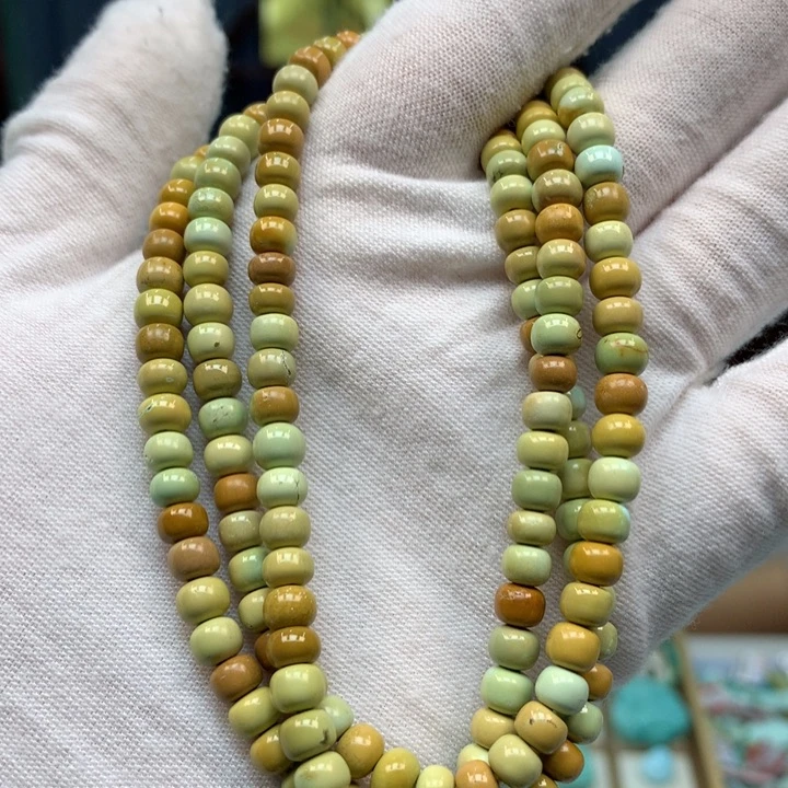 未镶嵌绿松石长链