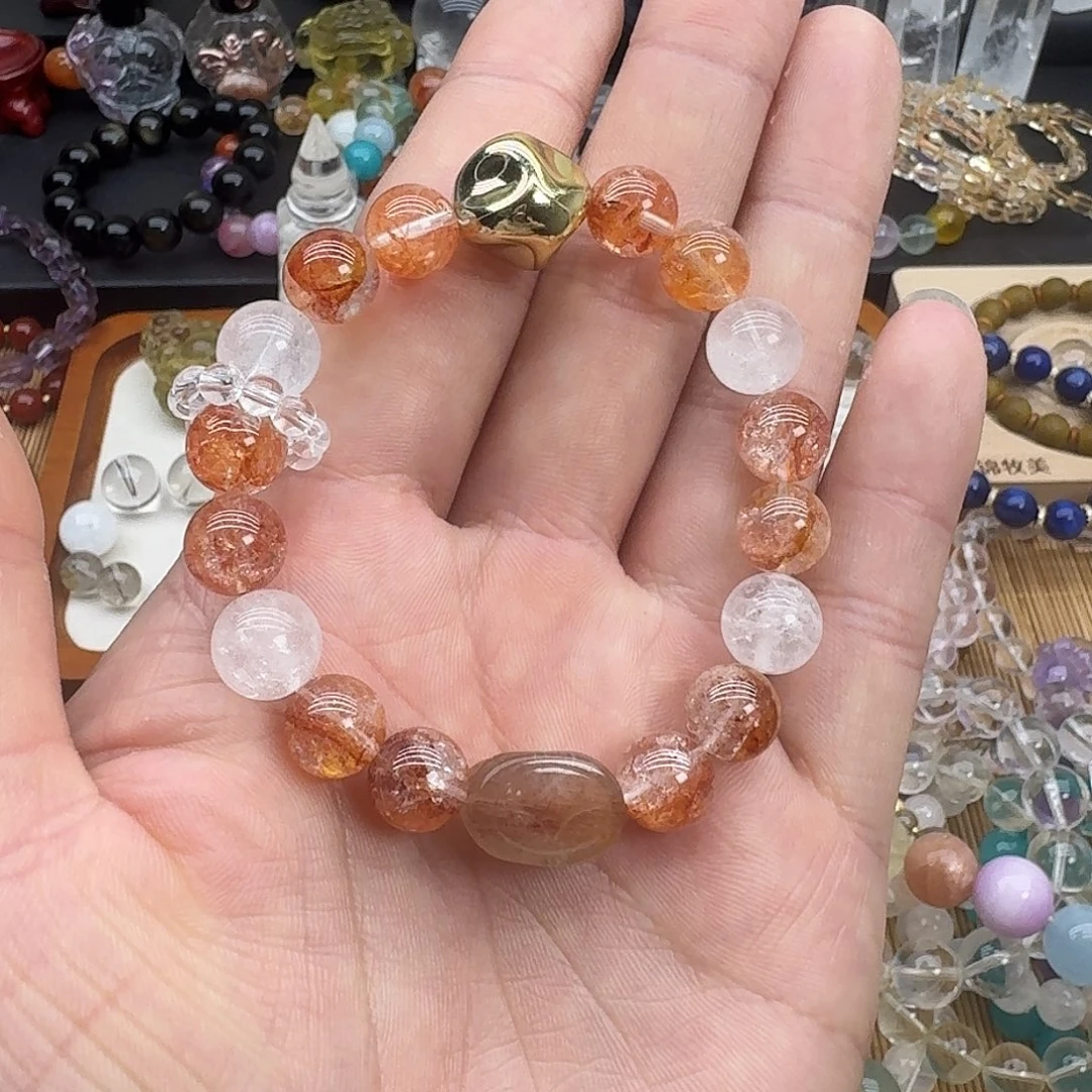 银S925镶嵌水晶手链