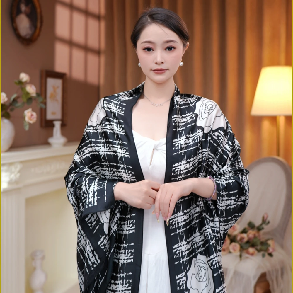 云锦纱百搭气质大方丝巾长巾120x180左右