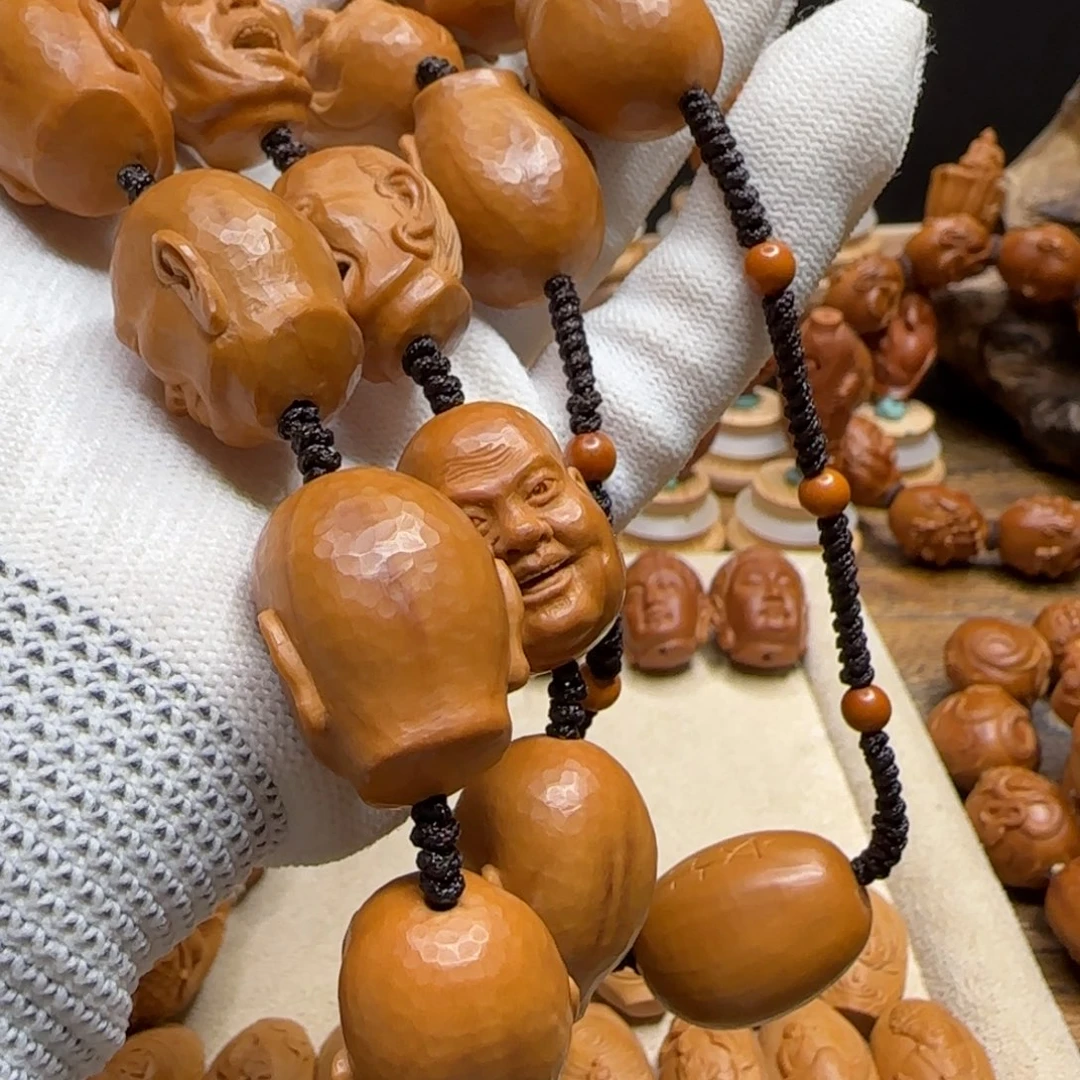 葫***兔橄榄核手串/手链十八罗汉