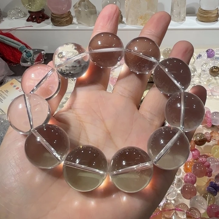 未镶嵌手链水晶白水晶22