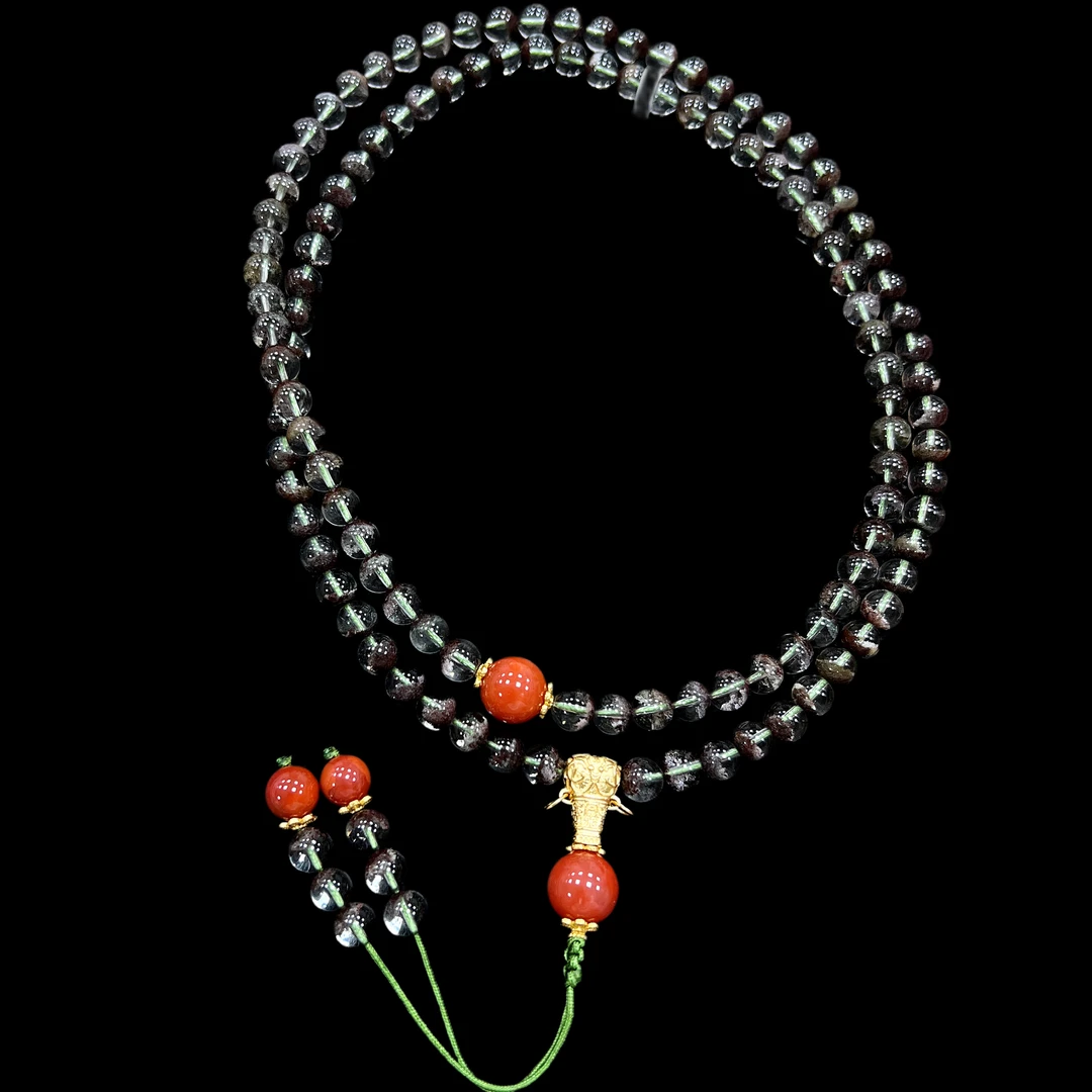 9643-水晶➕南红项链多样性，发一