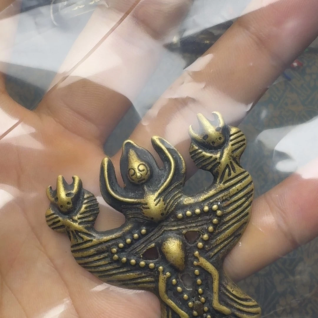 玻璃颈饰板*藏式风格琉璃吊坠