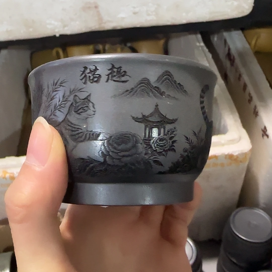 紫砂茶壶民间手艺人全手工制作