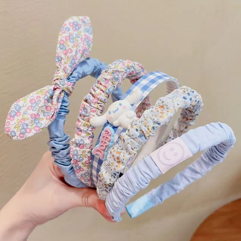 少女风通用女甜美发箍夏季网红宽边少女女童韩版