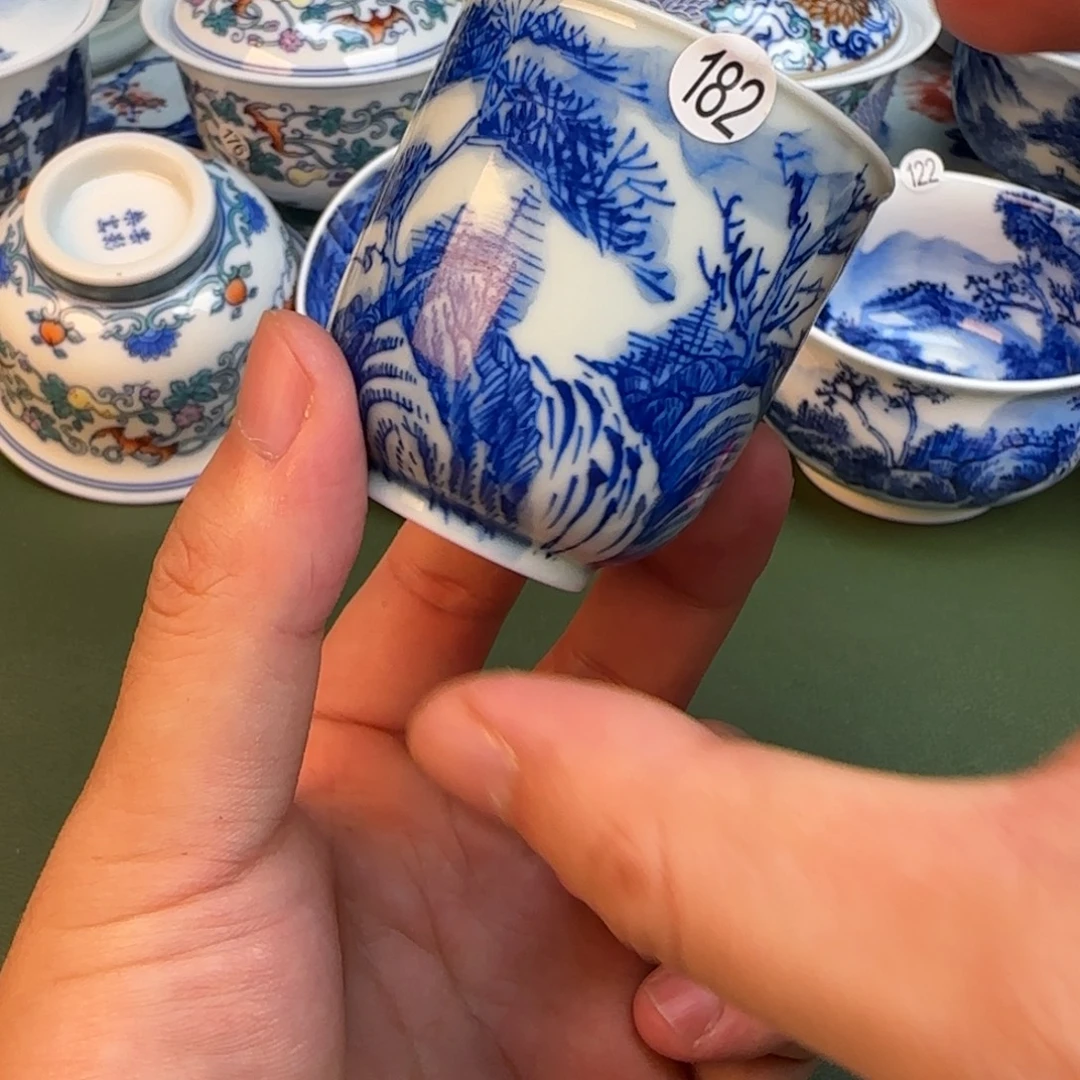 彦祖纯手工手绘茶具182